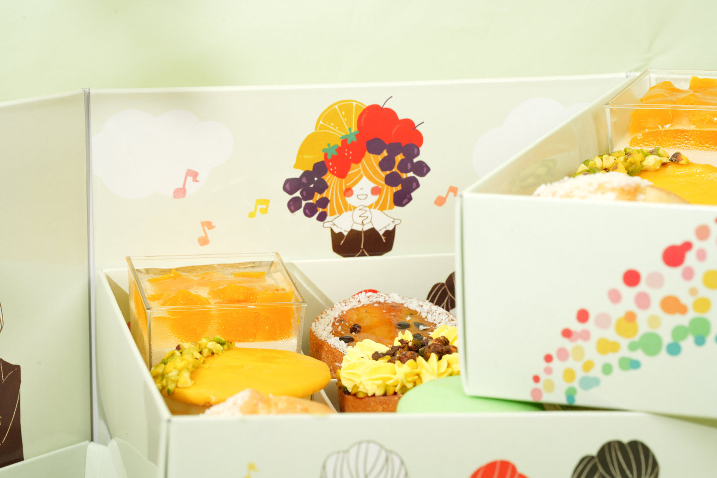 kirary green party お一人用萌黄のアフタヌーンティーセット