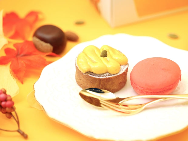 kirary orange party お一人用橙のアフタヌーンティーセット