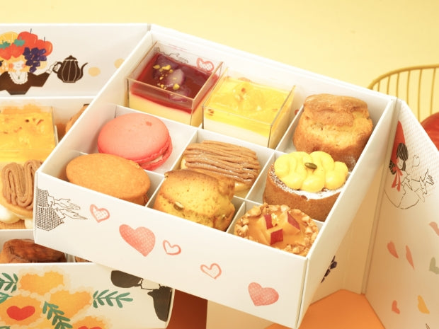 kirary orange party お一人用橙のアフタヌーンティーセット