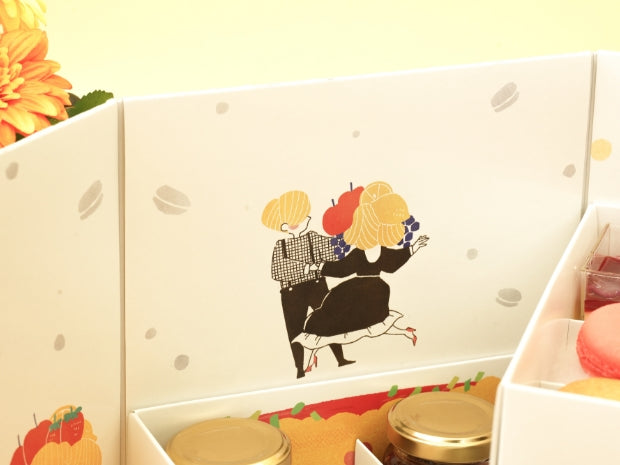 kirary orange party お一人用橙のアフタヌーンティーセット