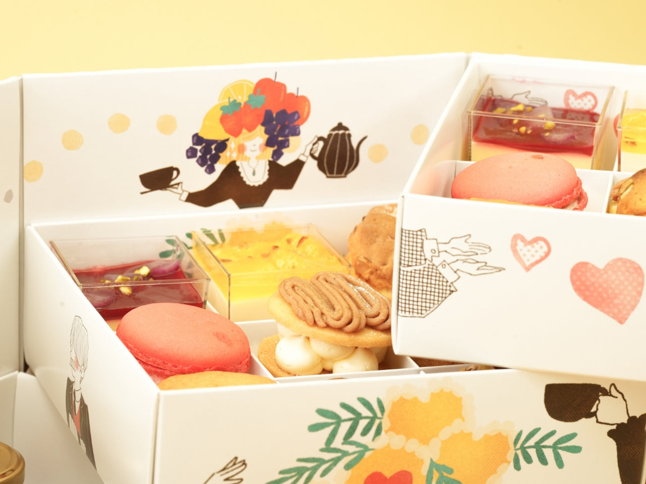 kirary orange party お二人用橙のアフタヌーンティーセット